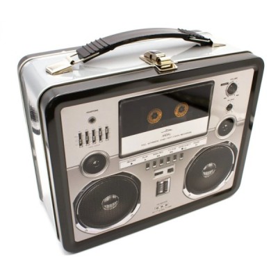 Boîte à lunch Radio Cassette Boombox en métal
